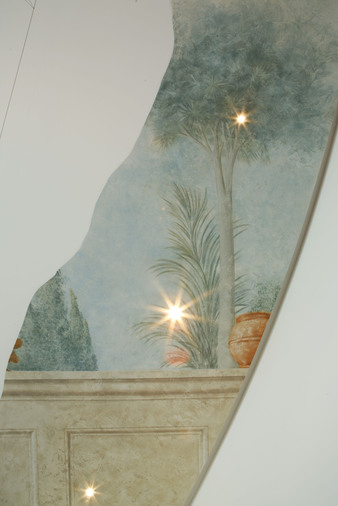 Fresque en plafond Caisse d'Epargne