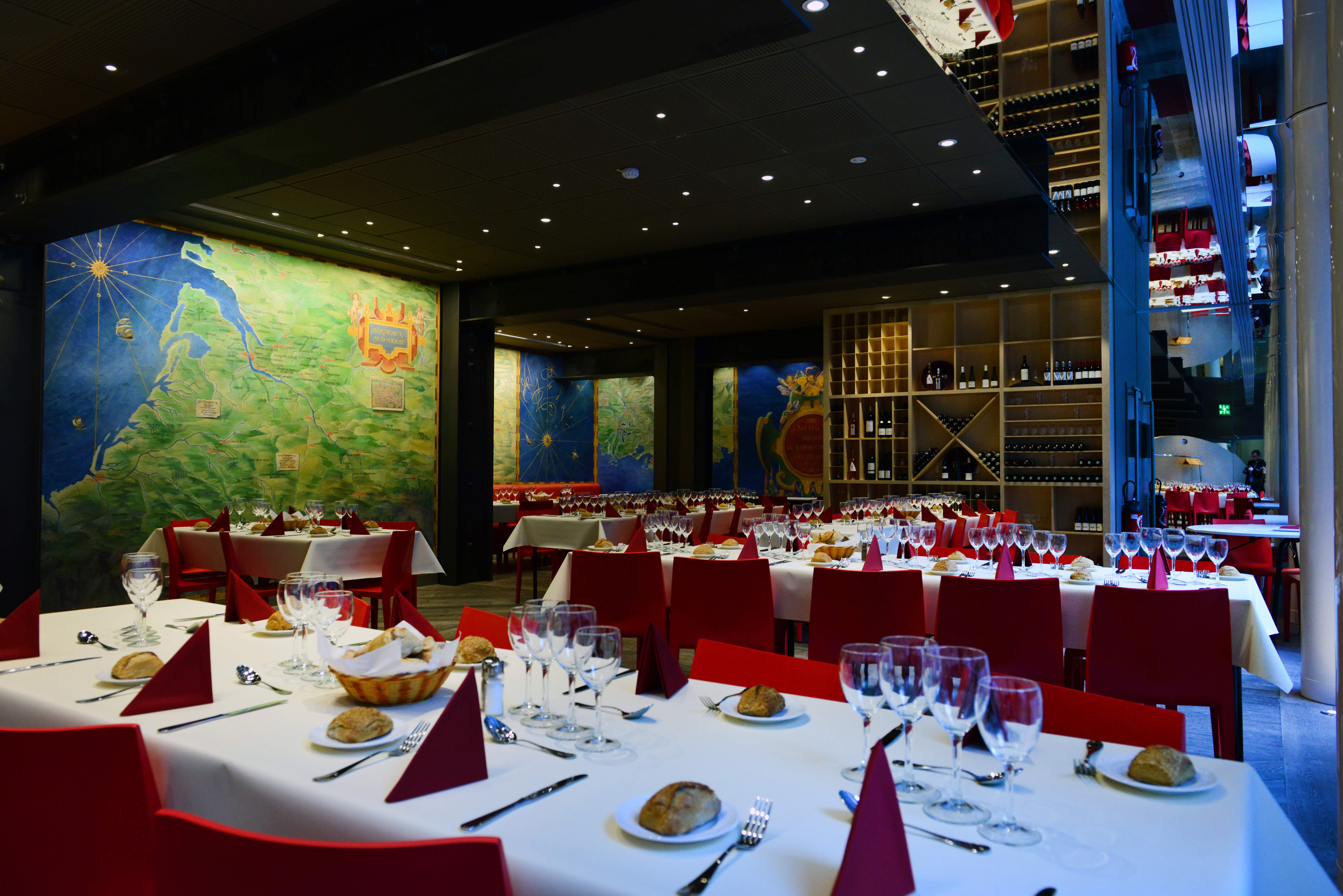 Photo : Benjamin Sylvander. Vue d'ensemble du restaurant